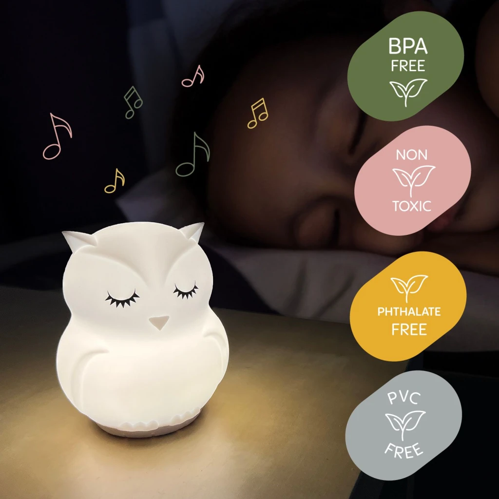 ZOPA SILIKONSKA LD LAMPA S GLAZBOM,VEL.L,OWL