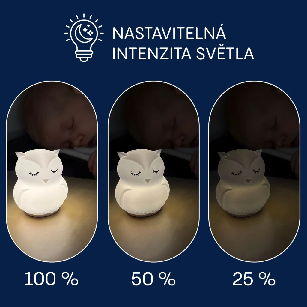 ZOPA SILIKONSKA LED LAMPA VEL.M,RABBIT