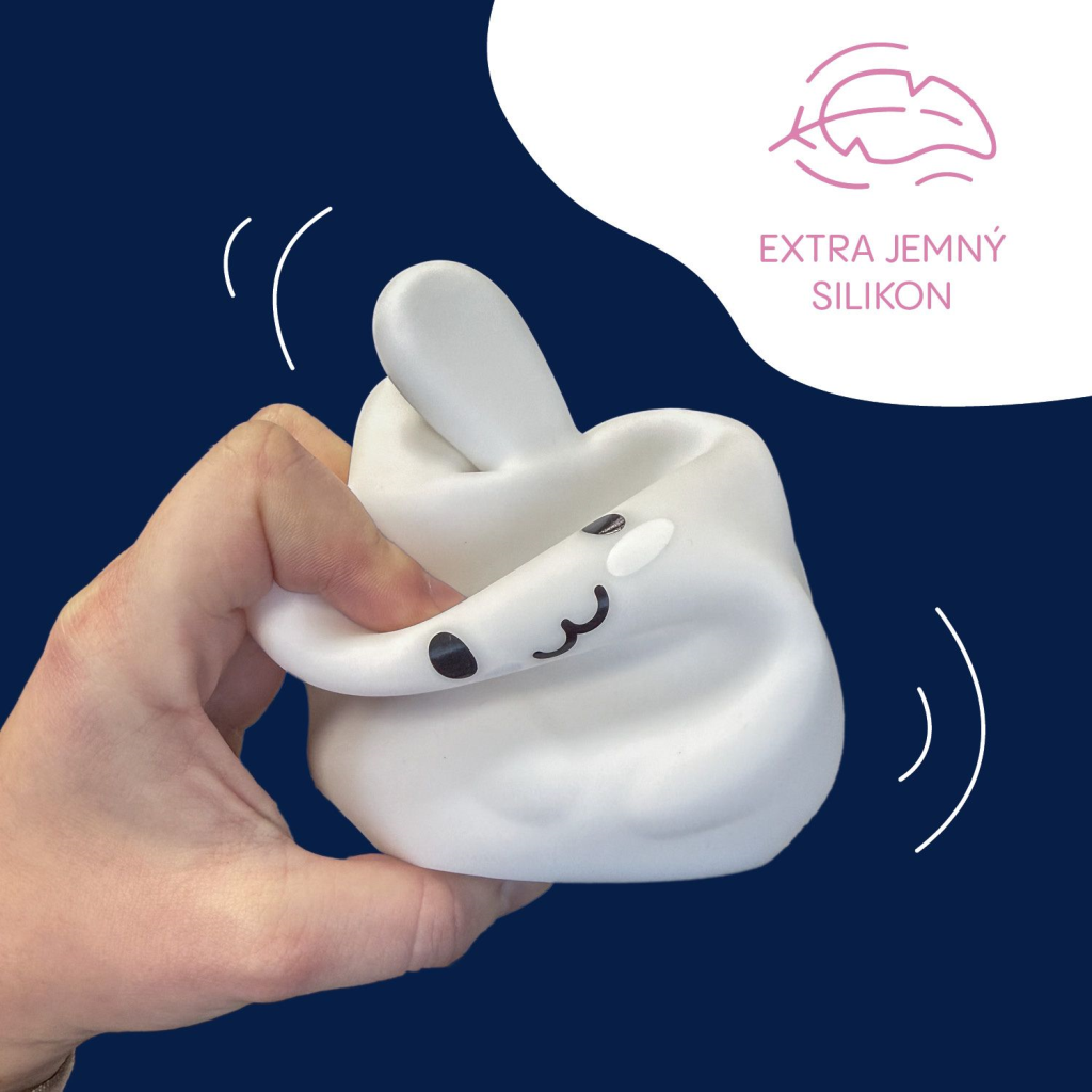 ZOPA SILIKONSKA LED LAMPA VEL.M,RABBIT