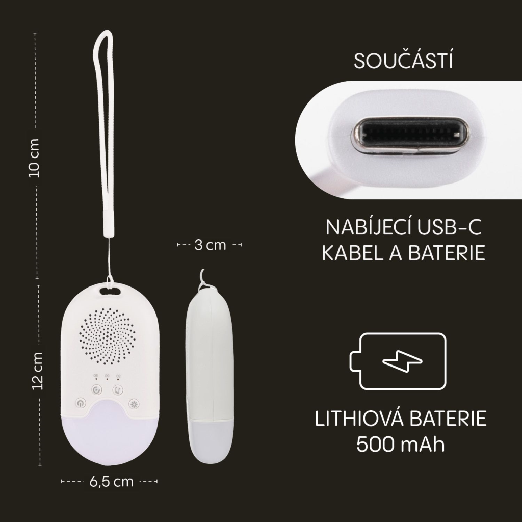 ZOPA PRIJENOSNI UREĐAJ ZA BIJELI ŠUM,WHITE