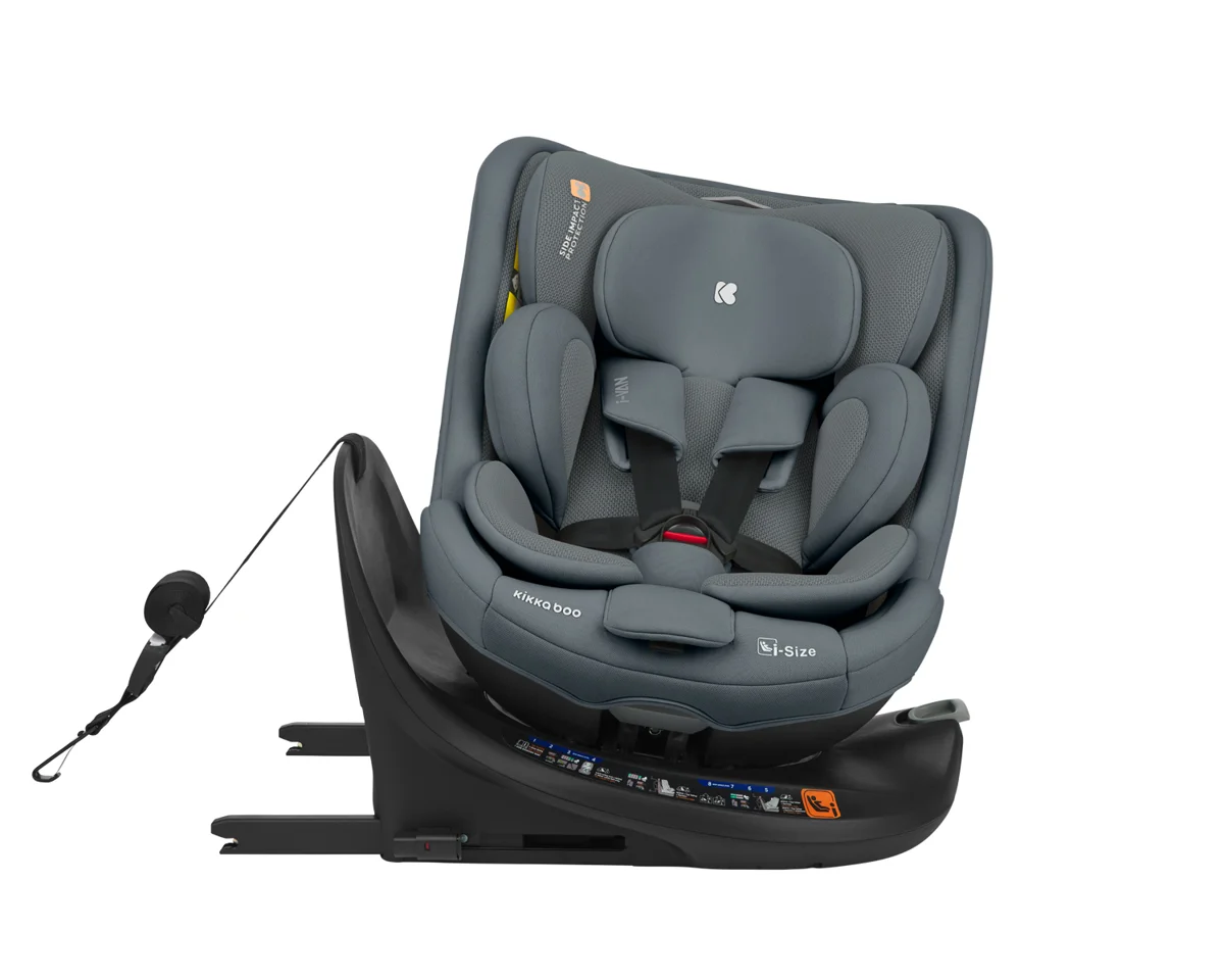 KIKKA BOO AUTOSJEDALICA I-VAN, I-SIZE, 40-150CM, DARK GREY