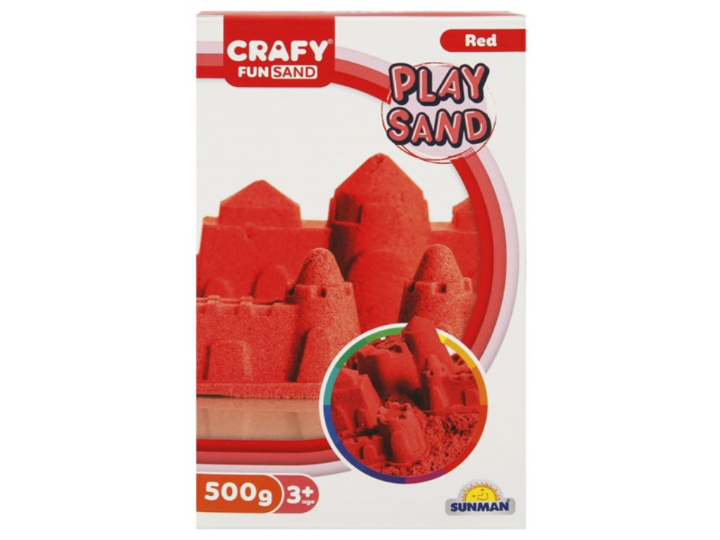 KINETIČKI PIJESAK CRVENI 500G TŠ.