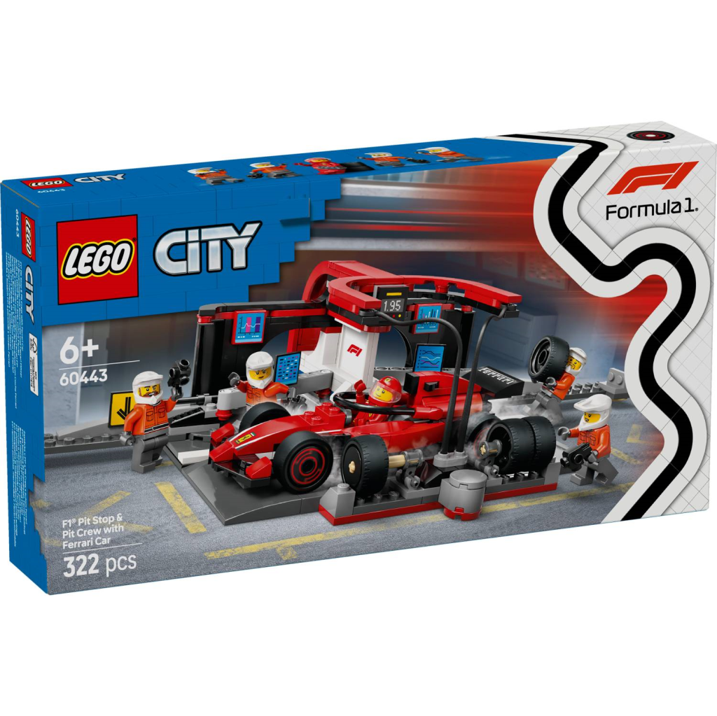 LEGO 60443 BOKS I POSADA F1 FERRARI