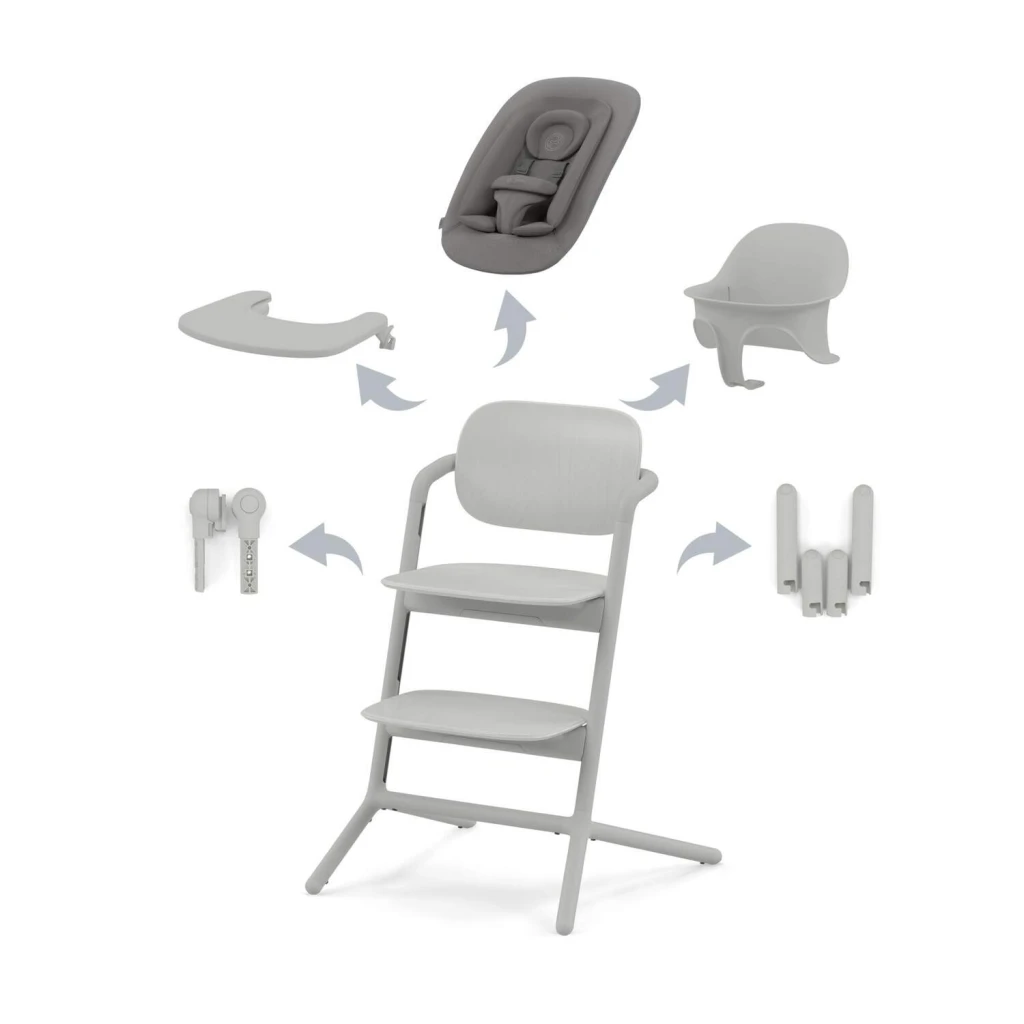 CYBEX HRANILICA LEMO 4IN1 SET ABTSHE SUEDE GREY