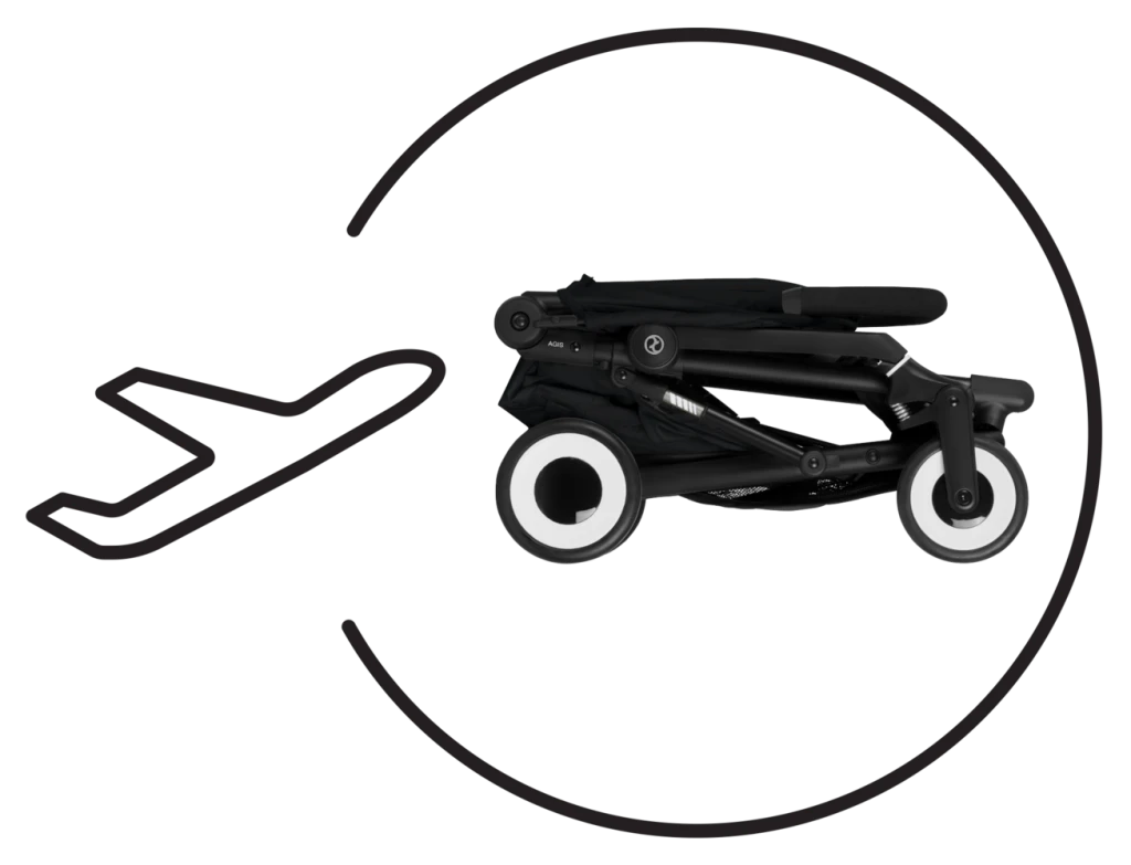 CYBEX KOLICA AGIS BLK MAGIC BLACK