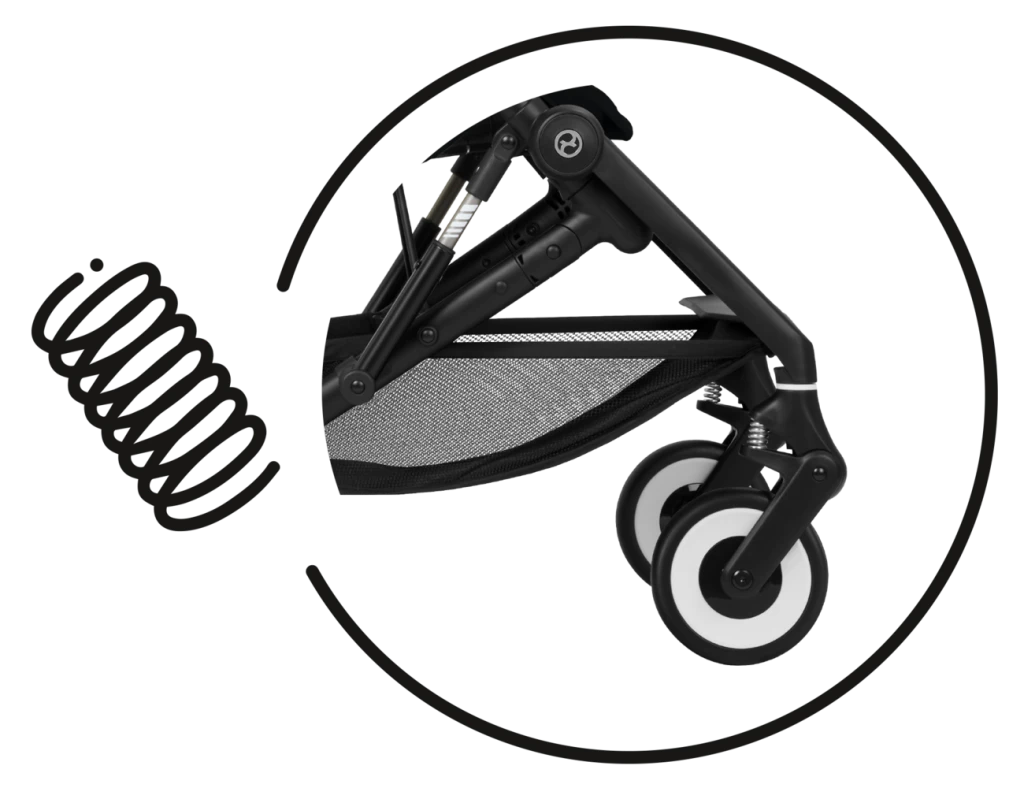 CYBEX KOLICA AGIS BLK MAGIC BLACK