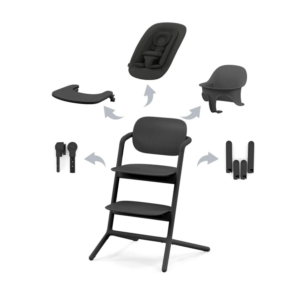 CYBEX HRANILICA LEMO 4IN1 SET ABTSHE STUNNING BLACK