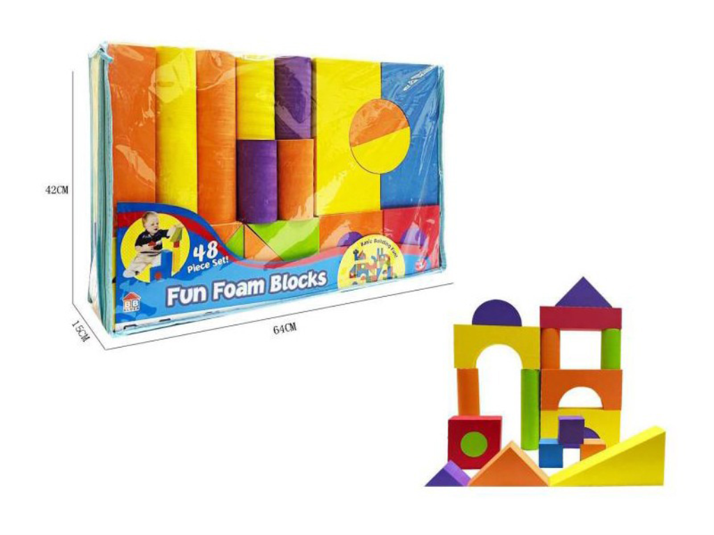 FUNTOY IGRAČKA EVA KOCKE,48KOM