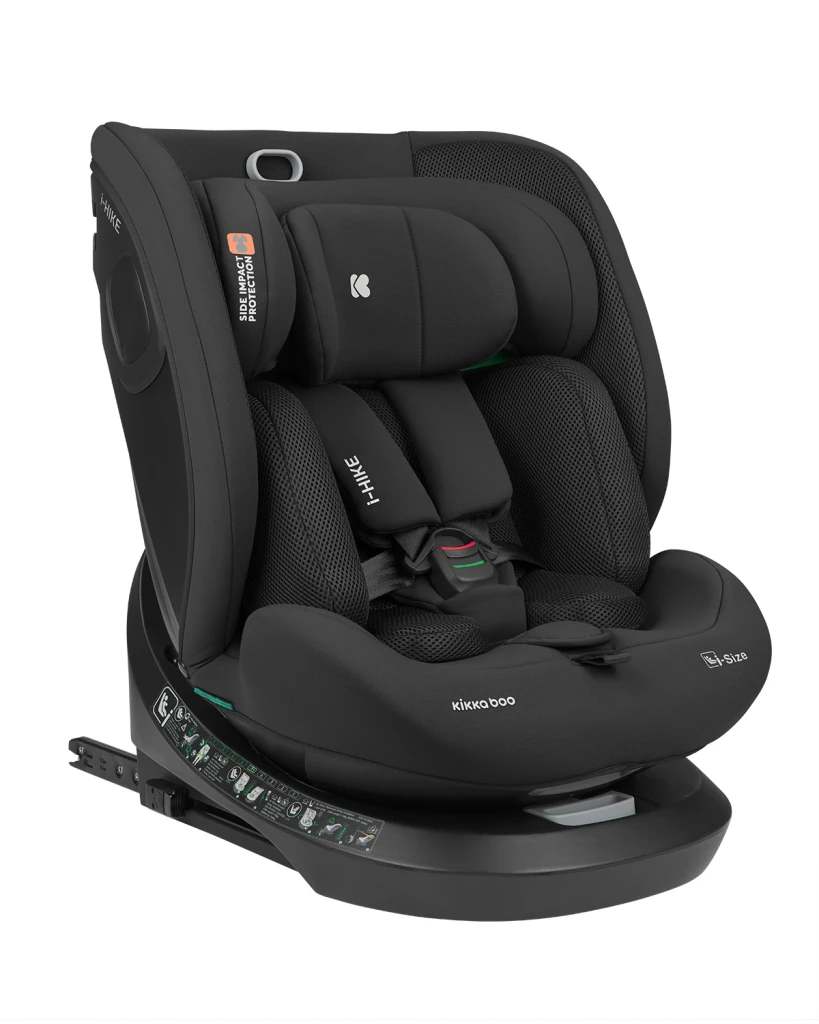 KIKKA BOO AUTOSJEDALICA 40-150CM I-HIKE I-SIZE BLACK