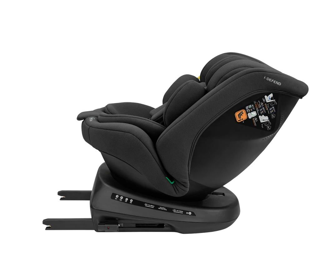 KIKKA BOO AUTOSJEDALICA 40-150CM I-DEFEND I-SIZE BLACK