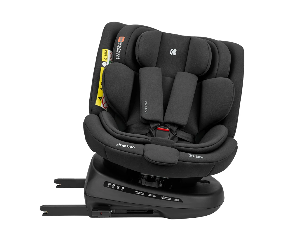 KIKKA BOO AUTOSJEDALICA 40-150CM I-DEFEND I-SIZE BLACK
