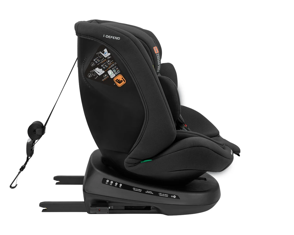 KIKKA BOO AUTOSJEDALICA 40-150CM I-DEFEND I-SIZE BLACK