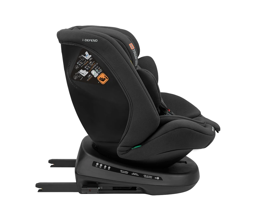 KIKKA BOO AUTOSJEDALICA 40-150CM I-DEFEND I-SIZE BLACK