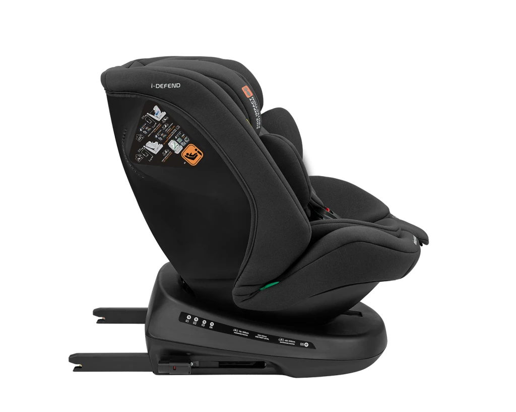 KIKKA BOO AUTOSJEDALICA 40-150CM I-DEFEND I-SIZE BLACK