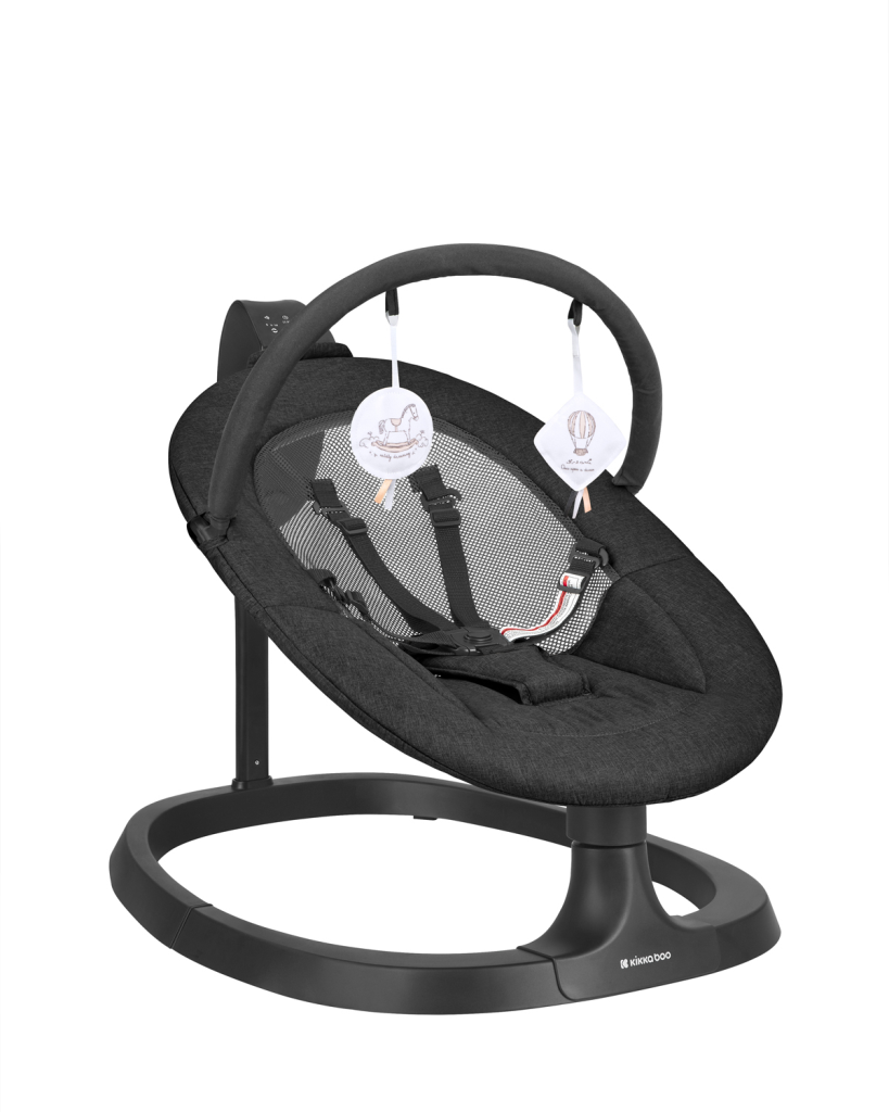 KIKKA BOO ELEKTRIČNA LJULJAČKA ZAZU BLACK