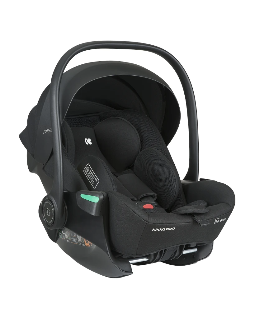 KIKKA BOO AUTOSJEDALICA 40-87CM I-XTEND I-SIZE BLACK