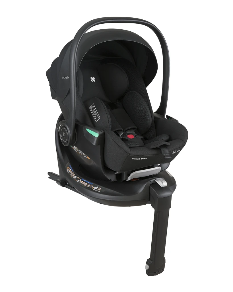 KIKKA BOO AUTOSJEDALICA 40-87CM I-XTEND I-SIZE BLACK