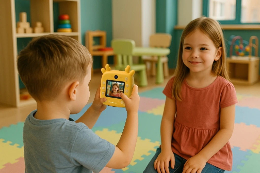 SNAPI DJEČJA KAMERA S TERMALNIM PRINTEROM FOTOGRAFIJA/ŽUTA