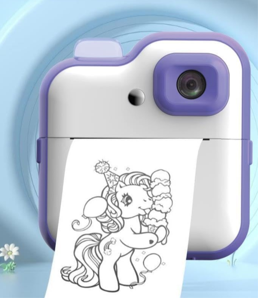 TORIMA DJEČJA KAMERA S TERMALNIM PRINTEROM FOTOGRAFIJA/LJUBIČASTA