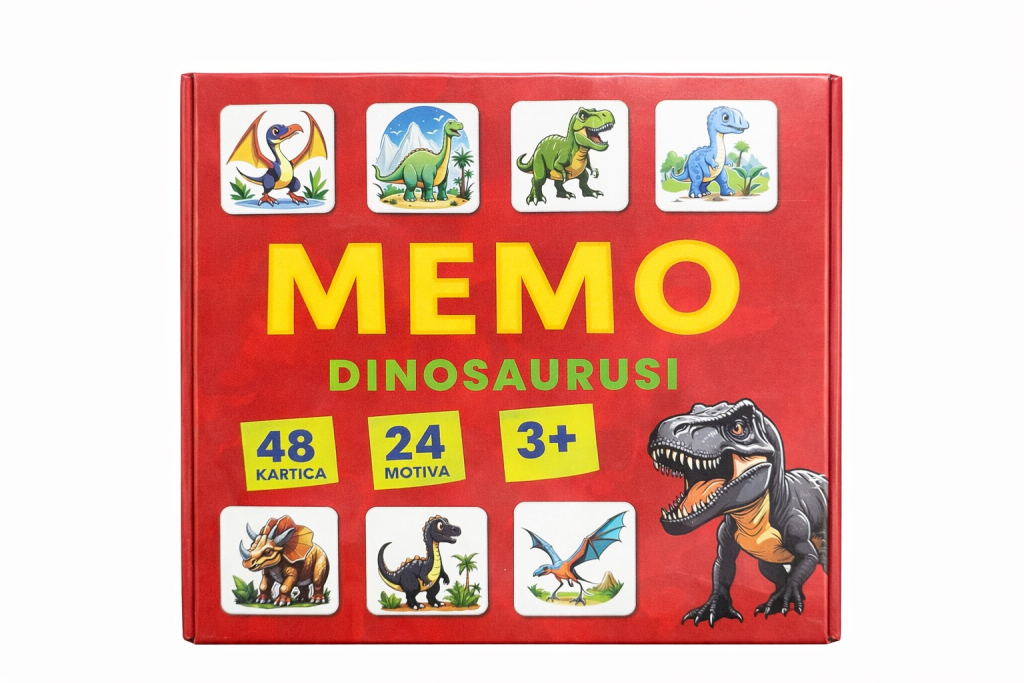 DRUSTVENA IGRA MEMO DINOSAURI BR.