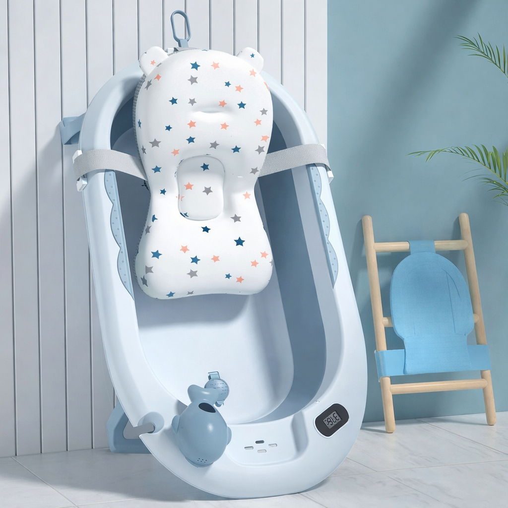 NESTA OCEAN SKLOPIVA KADA,TERMOMETAR,UMETAK ZA KUPANJE,BLUE