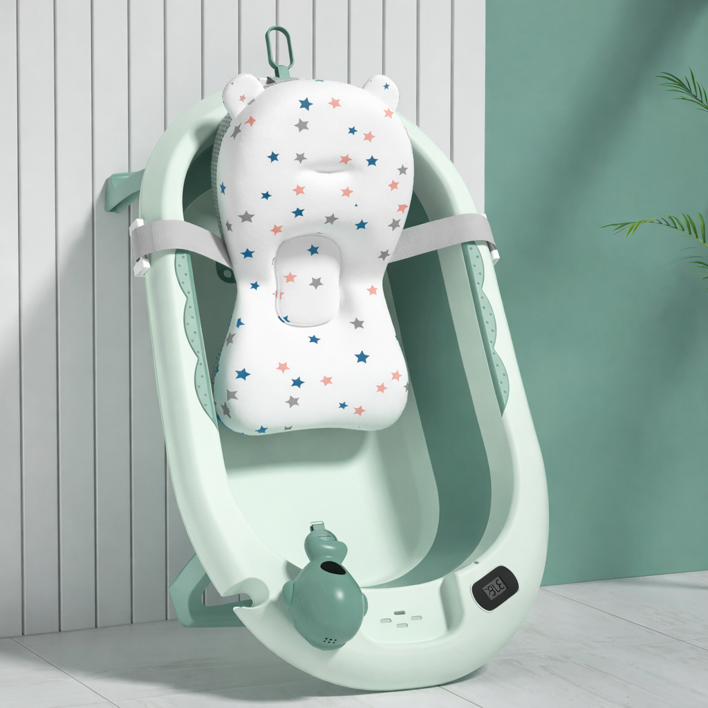 NESTA OCEAN SKLOPIVA KADA,TERMOMETAR,UMETAK ZA KUPANJE,GREEN