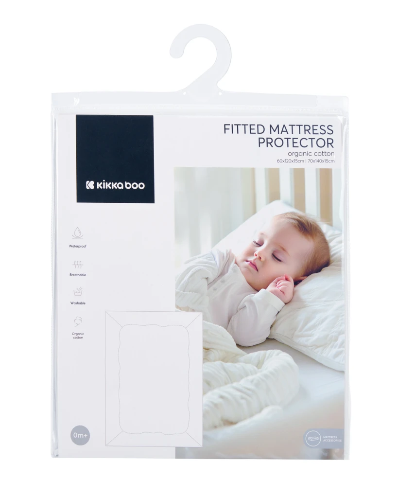 KIKKA BOO ZAŠTITA ZA MADRAC ORGANIC COTTON 60/120/15CM