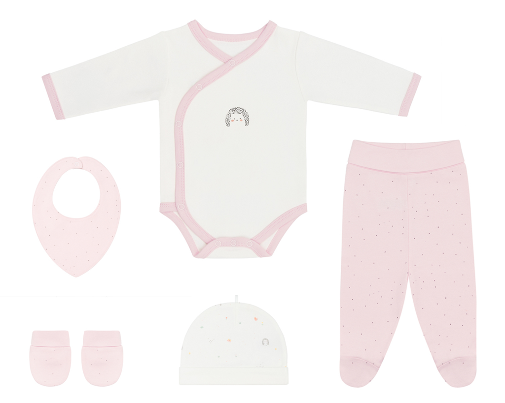 KIKKA BOO SET ZA NOVOROĐENČE 5 DIJELOVA,HEDGE-HUGS