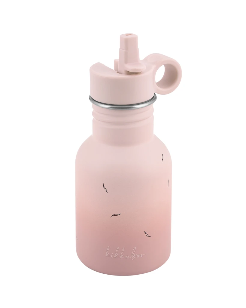 KIKKA BOO BOČICA SA SLAMKOM FLORA 350ML, BLUSH