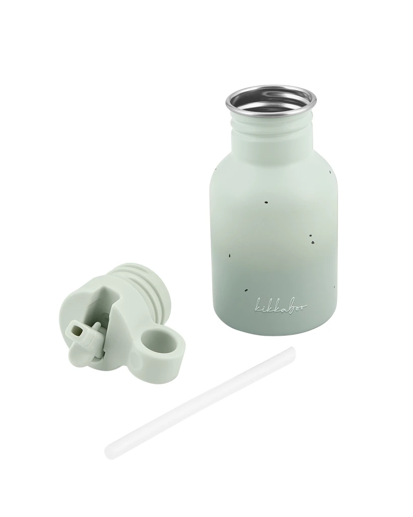 KIKKA BOO BOČICA SA SLAMKOM FLORA 350ML, SAGE