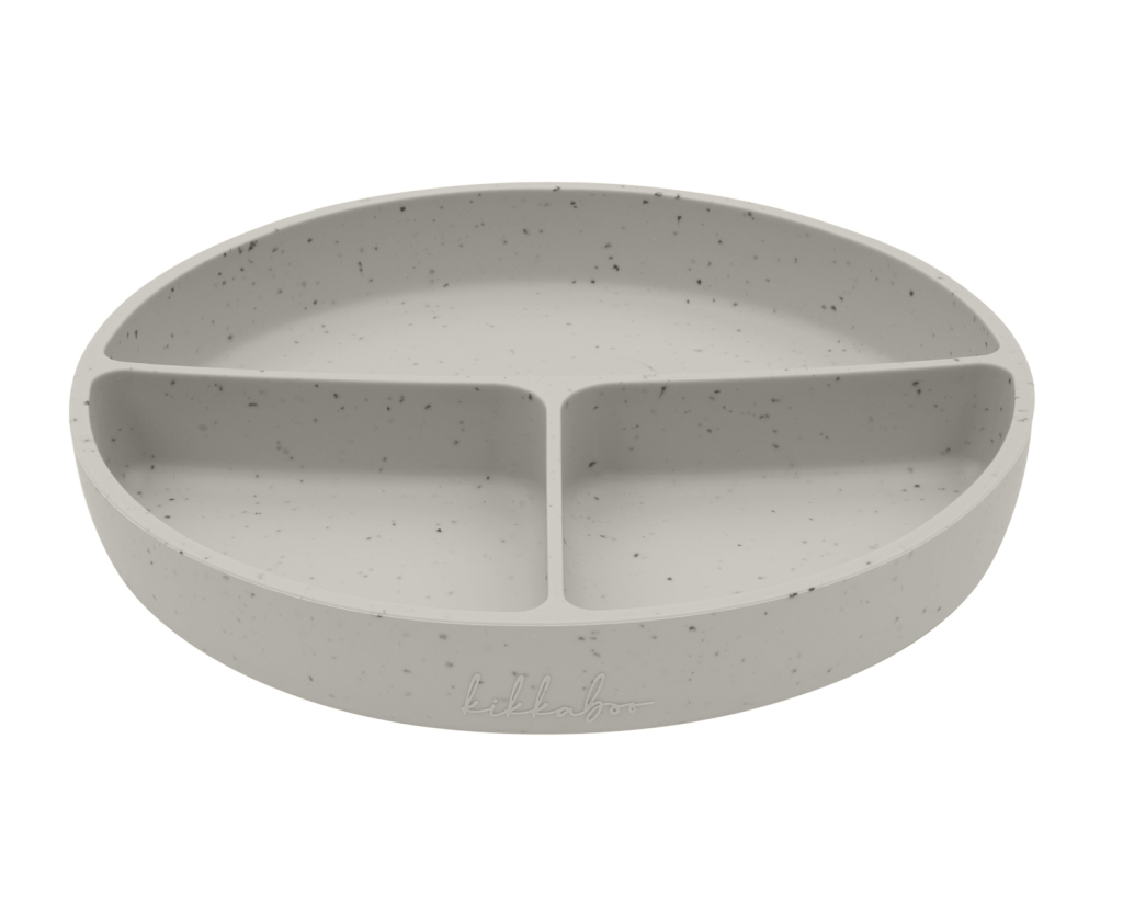 KIKKA BOO SILIKONSKI TANJUR SA PREGRADAMA PLATINUM, SAND