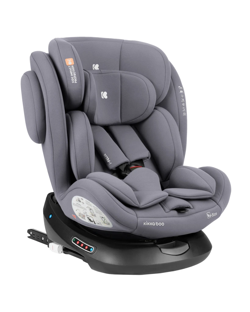 KIKKA BOO AUTOSJEDALICA I-FELIX,I-SIZE,40-150CM,LIGHT GREY