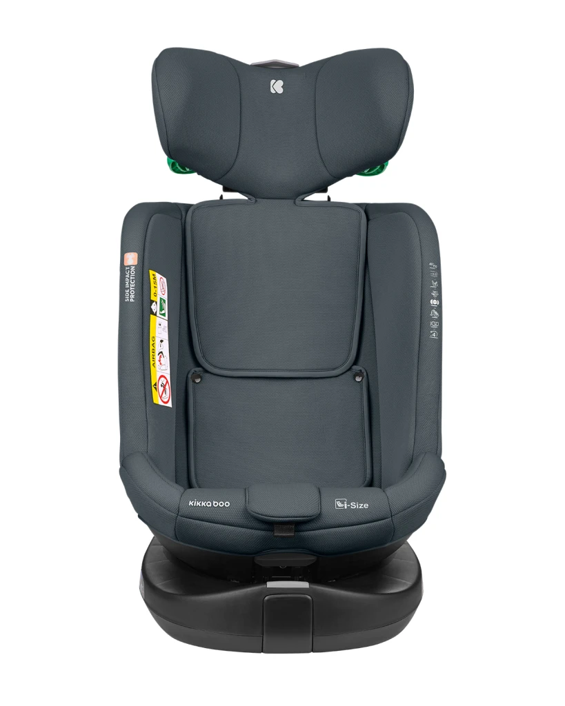 KIKKA BOO AUTOSJEDALICA I-ROUND,I-SIZE,40-150CM,DARK GREY