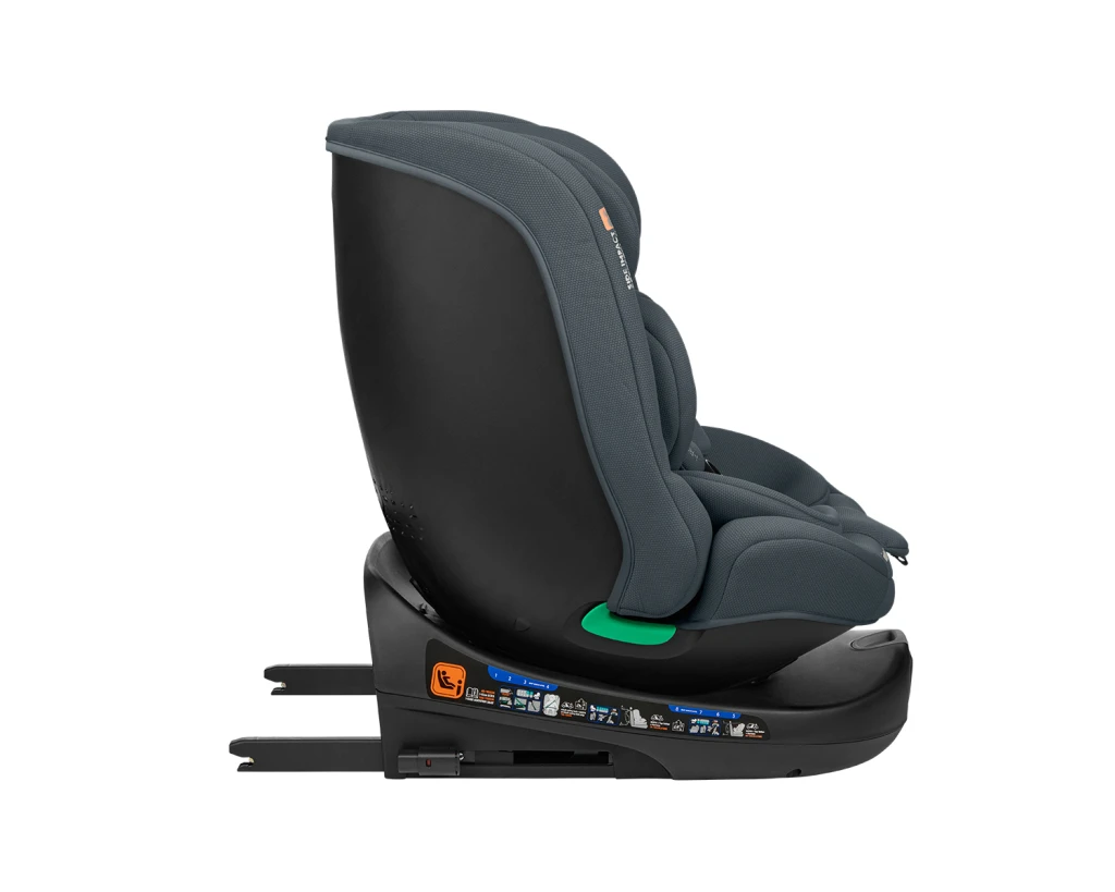 KIKKA BOO AUTOSJEDALICA I-ROUND,I-SIZE,40-150CM,DARK GREY