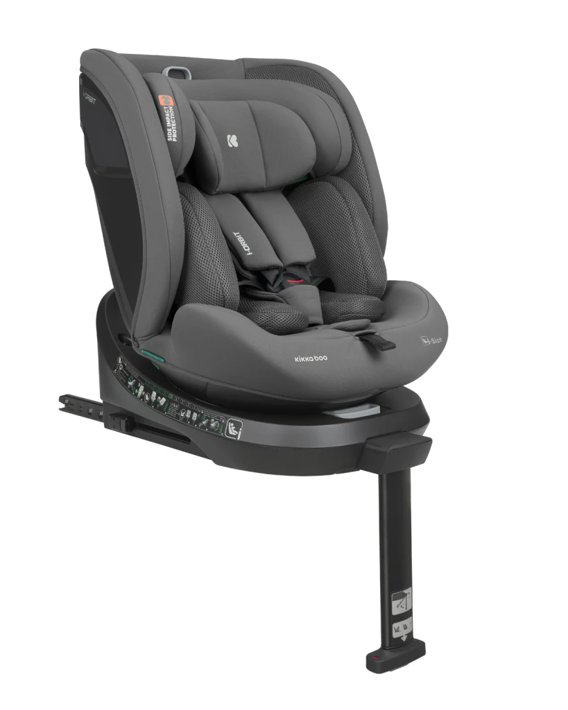KIKKA BOO AUTOSJEDALICA I-ORBIT,I-SIZE,40-150CM,DARK GREY