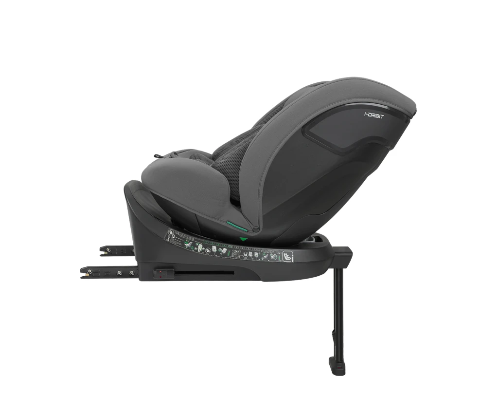 KIKKA BOO AUTOSJEDALICA I-ORBIT,I-SIZE,40-150CM,DARK GREY