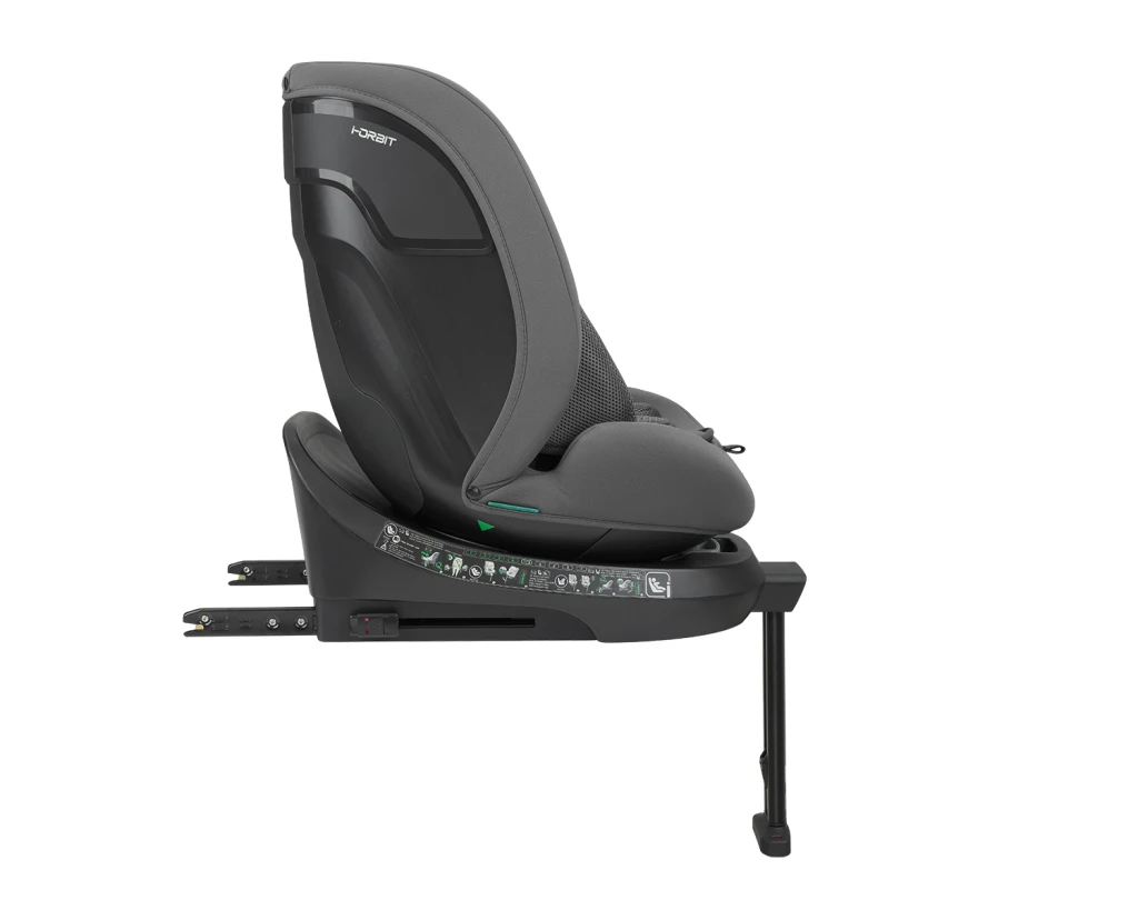 KIKKA BOO AUTOSJEDALICA I-ORBIT,I-SIZE,40-150CM,DARK GREY