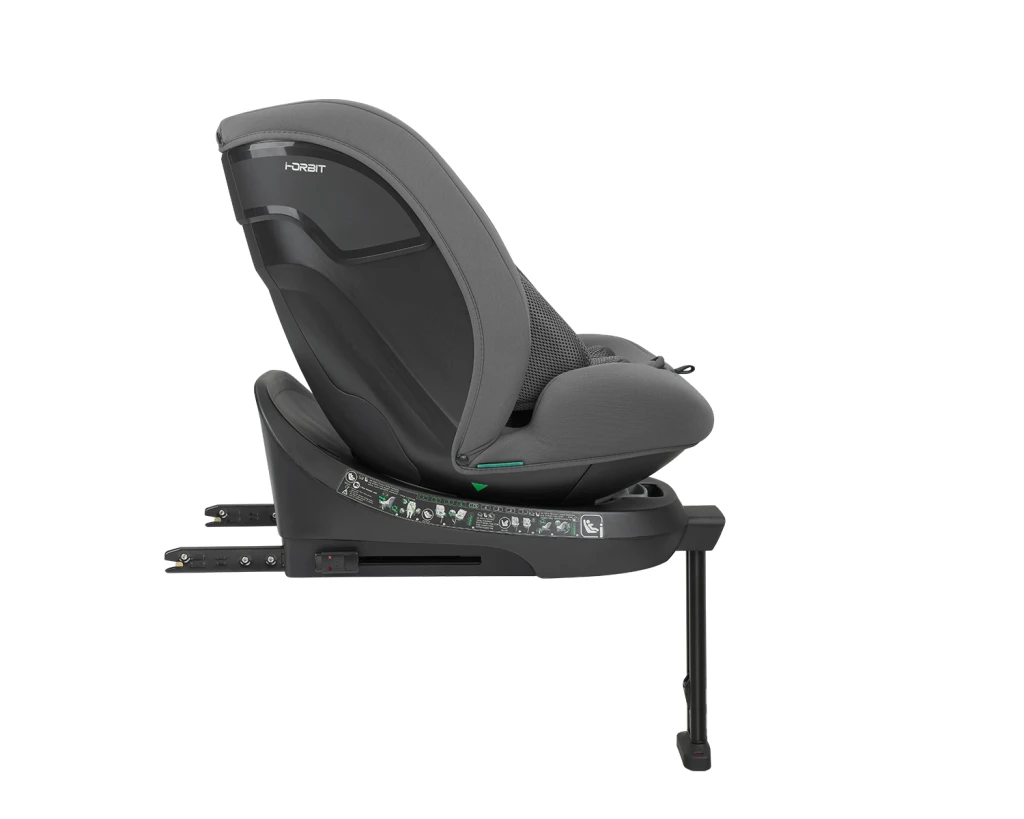 KIKKA BOO AUTOSJEDALICA I-ORBIT,I-SIZE,40-150CM,DARK GREY