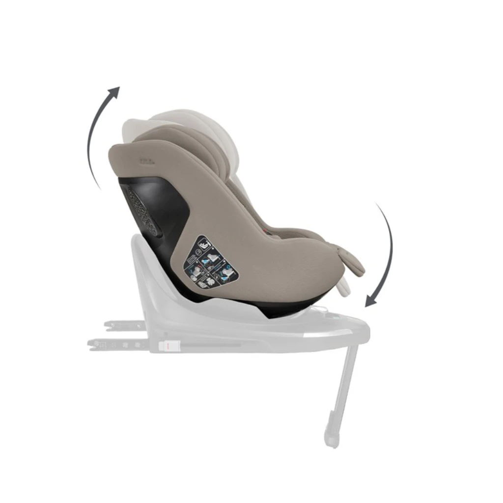 KIKKA BOO I-CLASS PLUS,I-SIZE,AUTOSJEDALICA 40-105CM,CHAMPAG