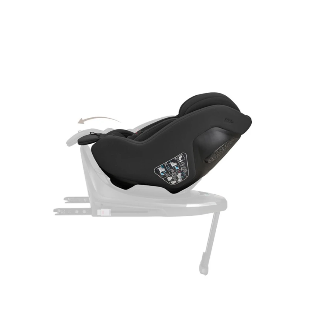 KIKKA BOO I-CLASS PLUS,I-SIZE,AUTOSJEDALICA 40-105CM,NOIR