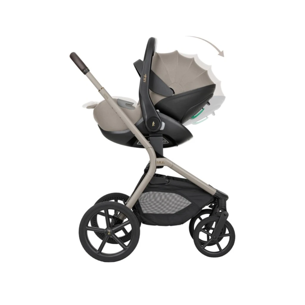 KIKKA BOO I-CLASS,I-SIZE,AUTOSJEDALICA 40-87CM,GOYA CHAMPAGN