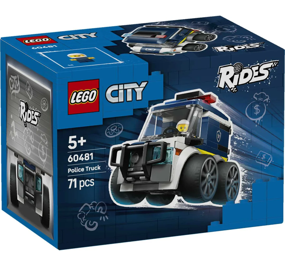 LEGO 60481 VOŽNJE-POLICISKI KAMION