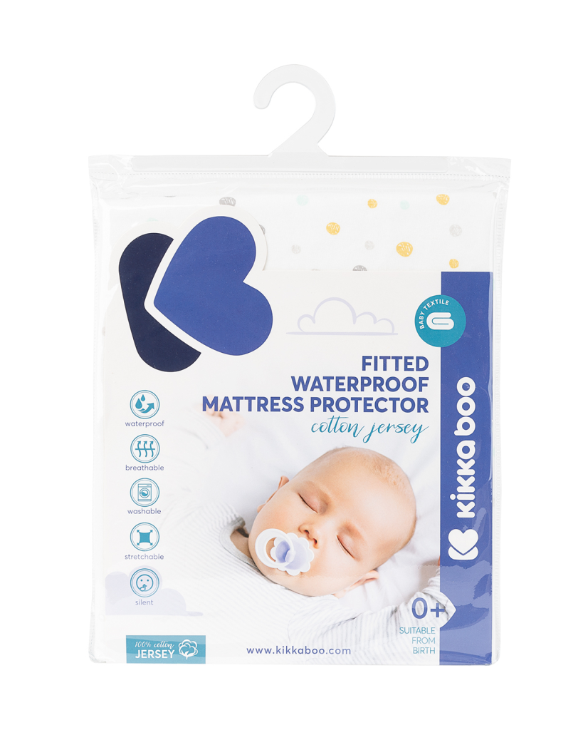 KIKKA BOO VODONEPROPUSNA PLAHTA ZAŠTITA ZA MADRAC 60/120/15 DOTS