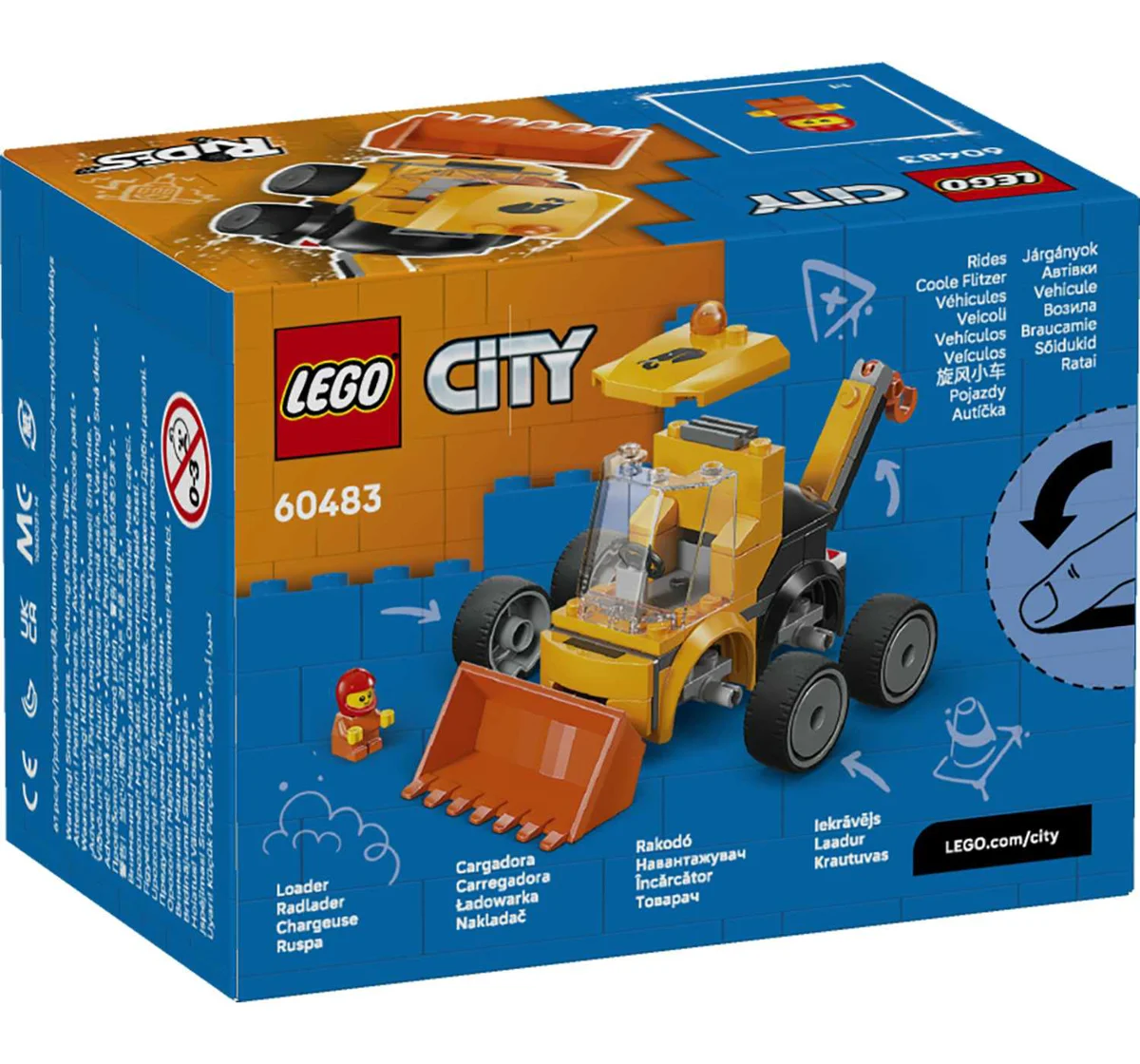 LEGO 60483 VOŽNJE-GRAĐEVINSKI UTOVARIVAČ