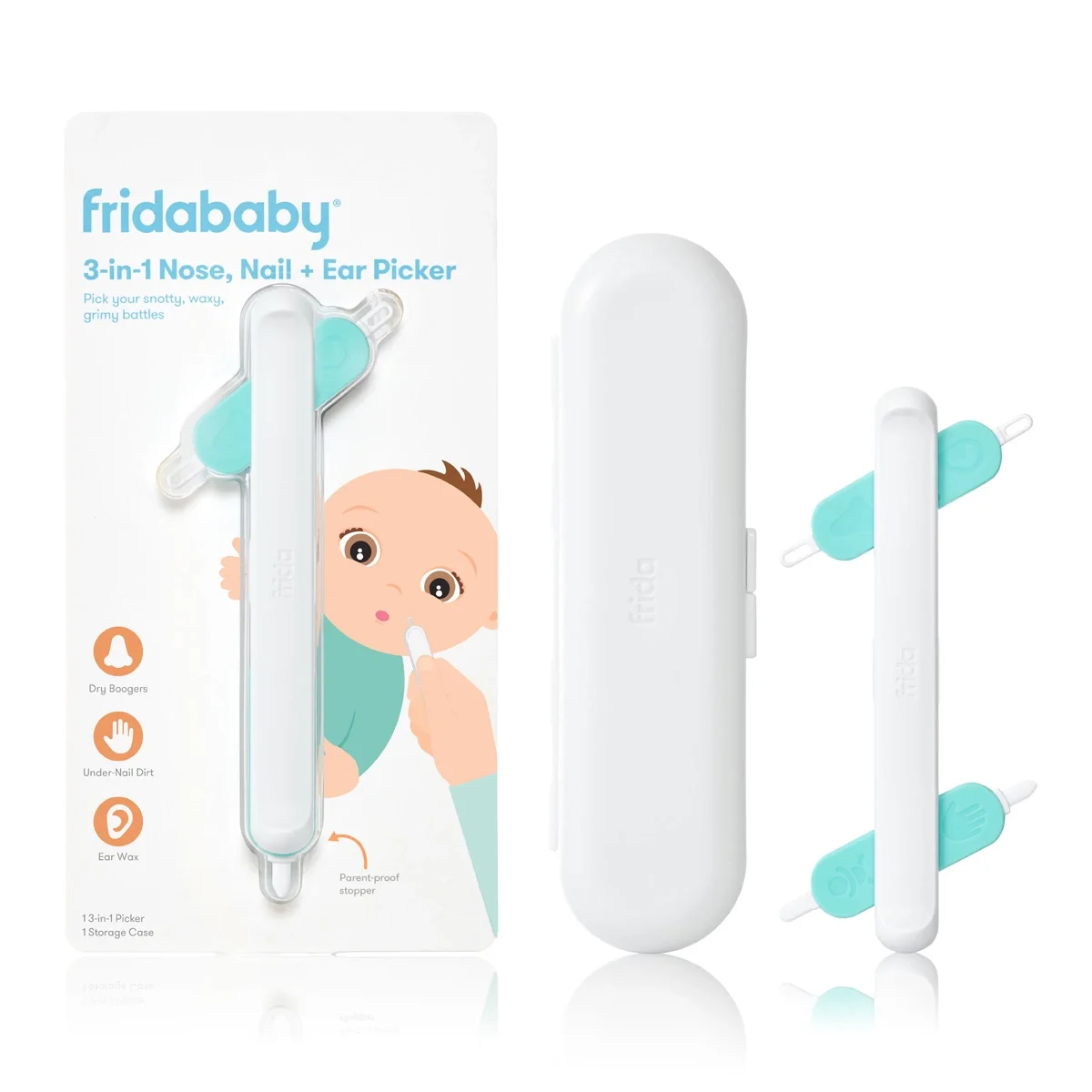 FRIDA BABY 3U1 ČISTAČ ZA NOS,UŠI I NOKTE