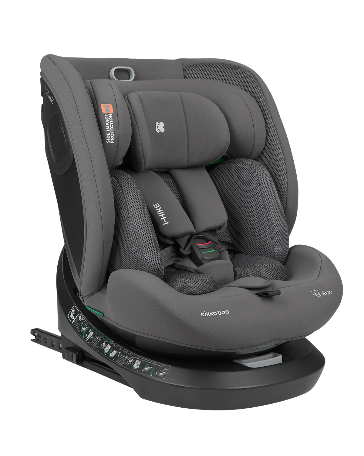 KIKKA BOO AUTOSJEDALICA I-HIKE I-SIZE,DARK GREY