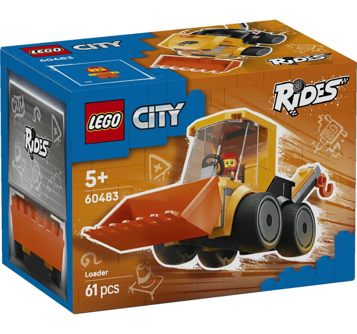 LEGO 60483 VOŽNJE-GRAĐEVINSKI UTOVARIVAČ