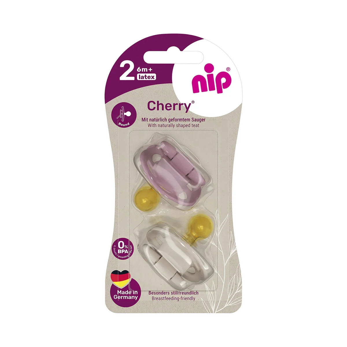 NIP CHERRY GIRL DUDA, LATEX, VEL.2 (OD 6 MJESECI), RED/BROWN