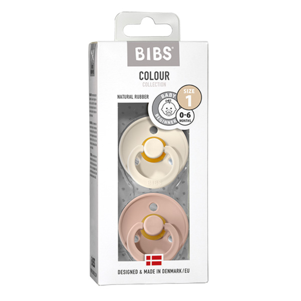 BIBS DUDE BLUSH & IVORY VELIČINA 1