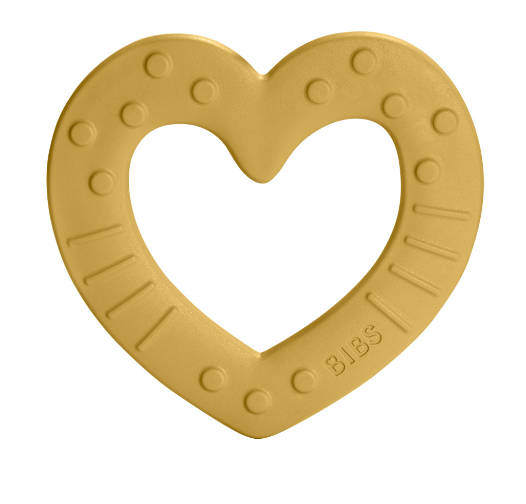 BIBS GLODALICA SRCE MUSTARD